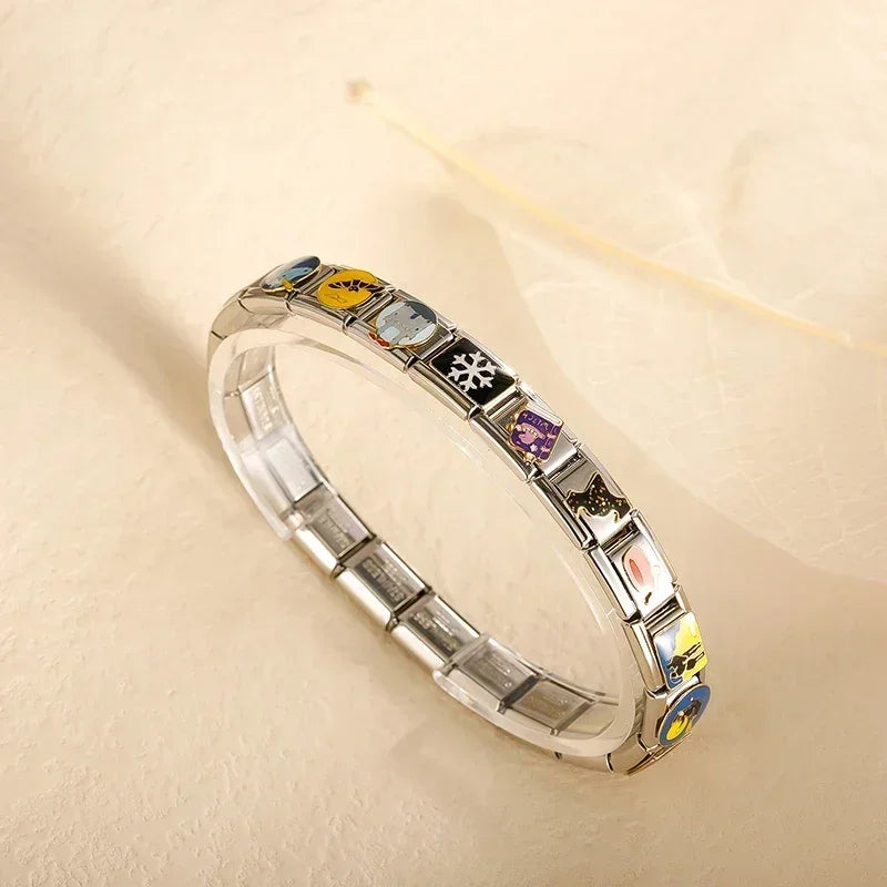 Charm Italiano Plano - Colección Halloween (Calabaza, Fantasma, Bruja)