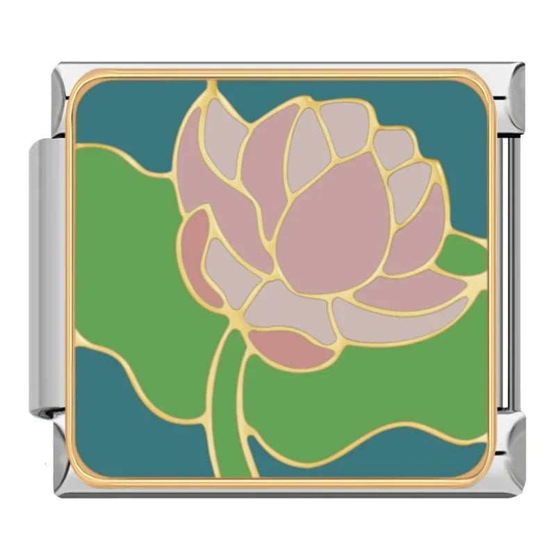 Charm Italiano Plano - Colección Jardín Botánico (Ilustración Floral)