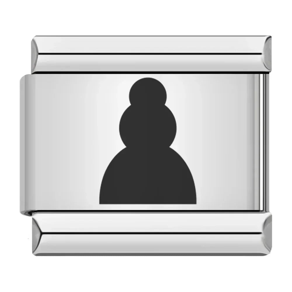 Flat Italian Charm - Chess, Games and Messages Collection (Girl Power)