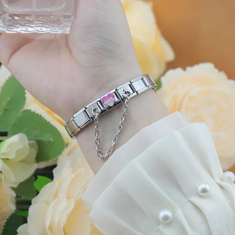 Charm de Seguridad - Cadena Funcional Minimalista (Oro y Plata)