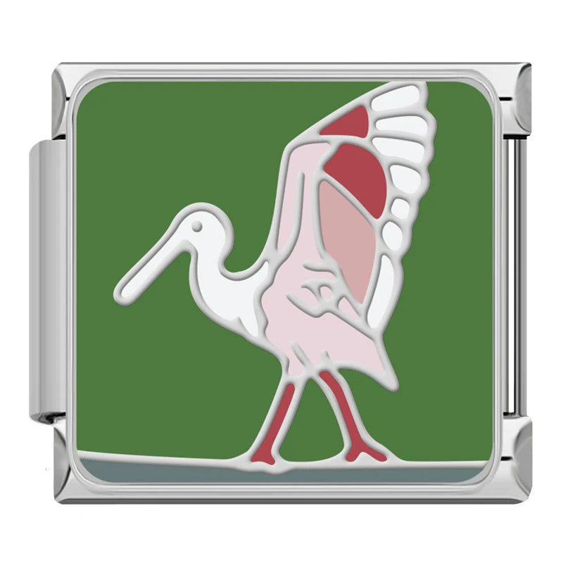 Charm Italiano Plano - Colección Aves y Vuelo (Fauna Aérea)