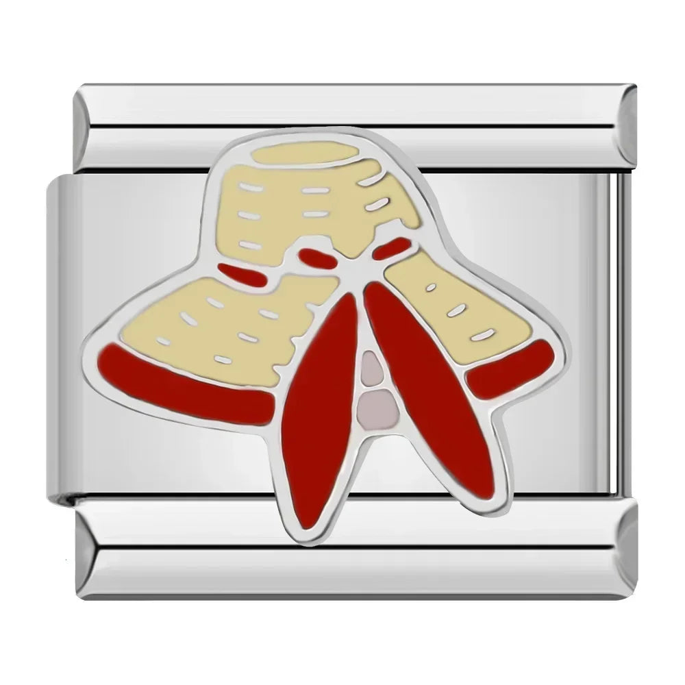 Charm Italiano Plano - Colección Primavera y Elegancia (Sombreros, Flores, Libélula)