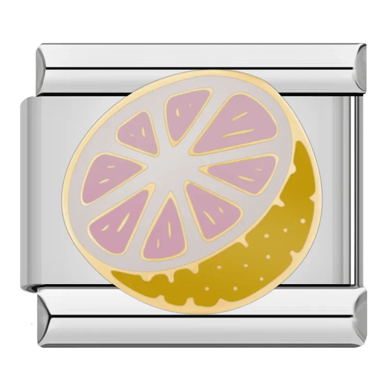 Charm Italiano Plano - Colección Personalidad y Declaraciones (Edgy & Frutal)