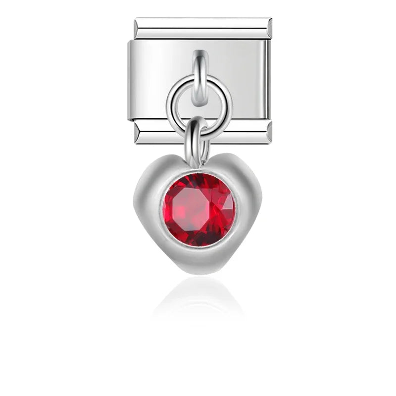 Charm Italiano Joya - Piedras de Nacimiento y Estilo Vintage (Gemstones)