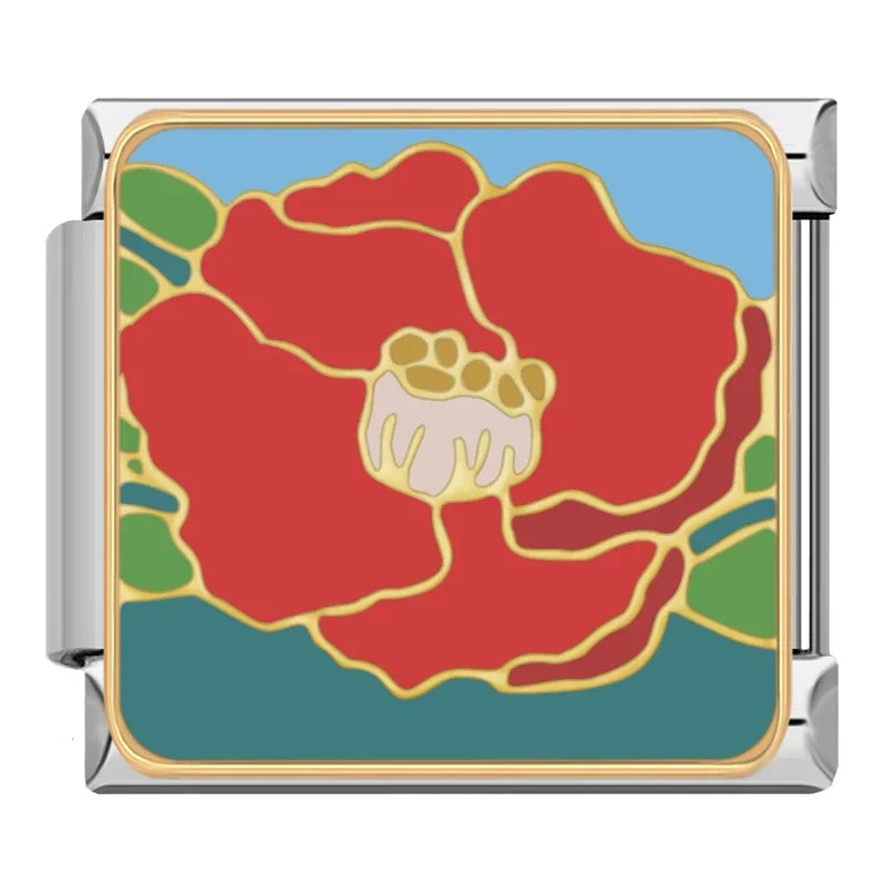 Charm Italiano Plano - Colección Jardín Botánico (Ilustración Floral)