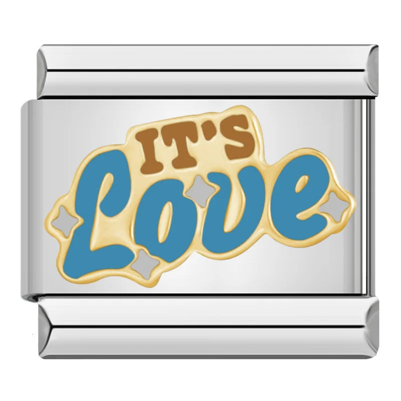 Charm Italiano Plano - Colección Mensajes con Actitud (Graffiti y Pop)