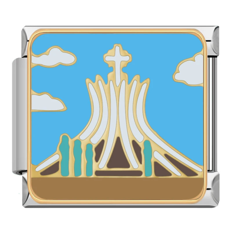 Charm Italiano Plano - Colección Aventura Exótica (Camel, Toucan, Máscaras)