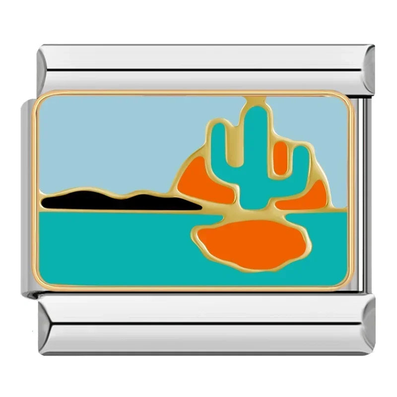 Charm Italiano Plano - Colección Diversión y Actitud (Queen Bee, Margarita, YOLO)