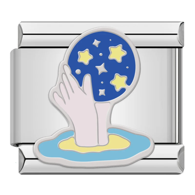 Charm Italiano Plano - Colección Autoestima y "Good Vibes" (Mensajes Positivos)