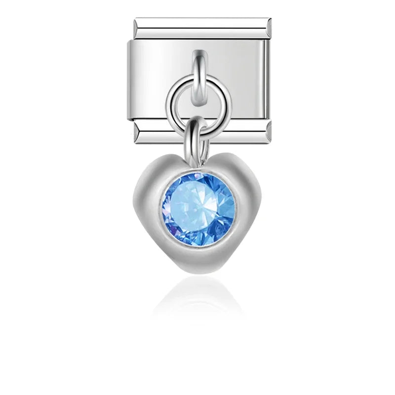 Charm Italiano Joya - Piedras de Nacimiento y Estilo Vintage (Gemstones)