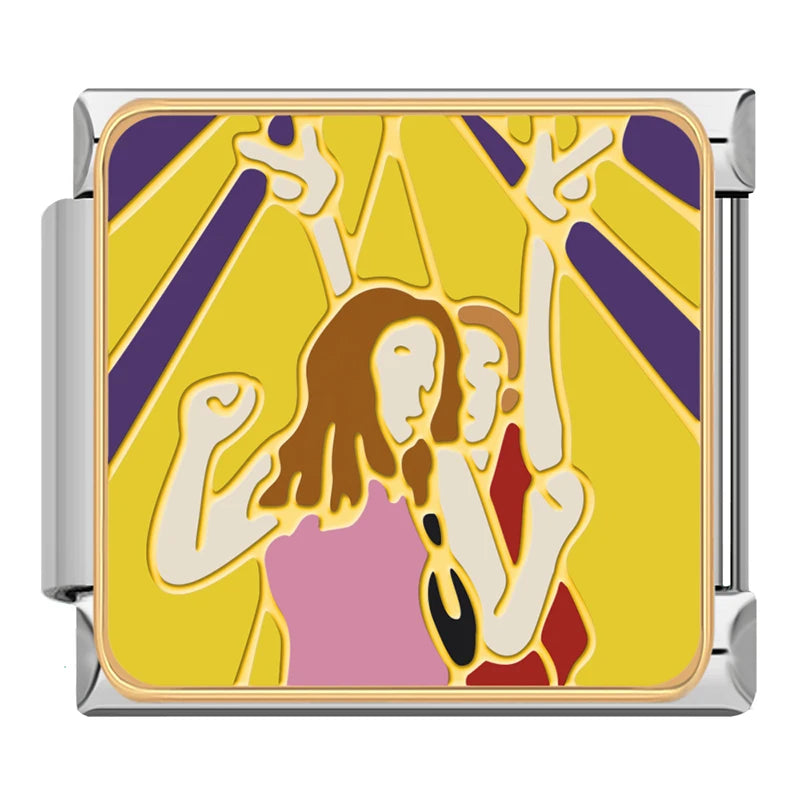 Charm Italiano Plano - Colección Amistad (Momentos con tus Mejores Amigas)