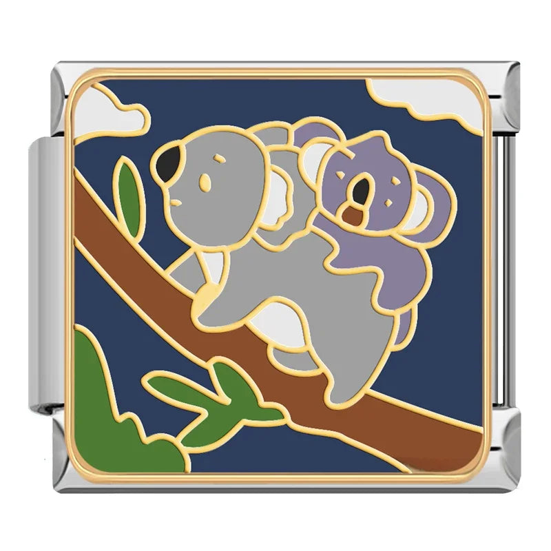 Charm Italiano Plano - Colección Viajes Exóticos (Fauna Global y Culturas)