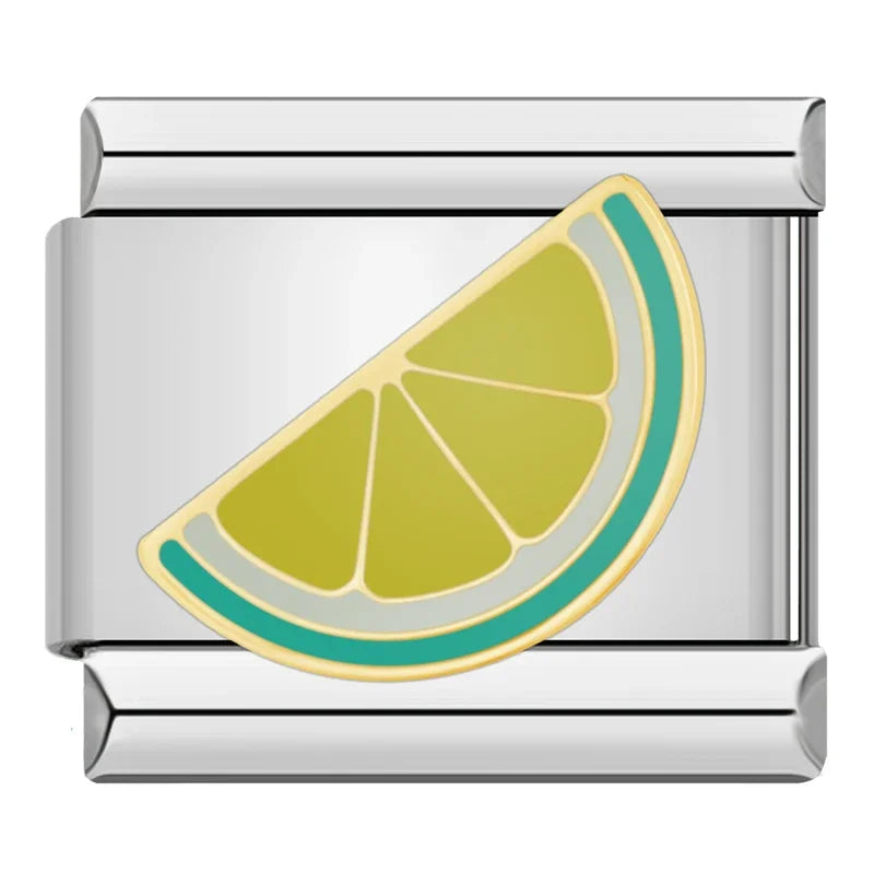 Charm Italiano Plano - Colección Personalidad y Declaraciones (Edgy & Frutal)