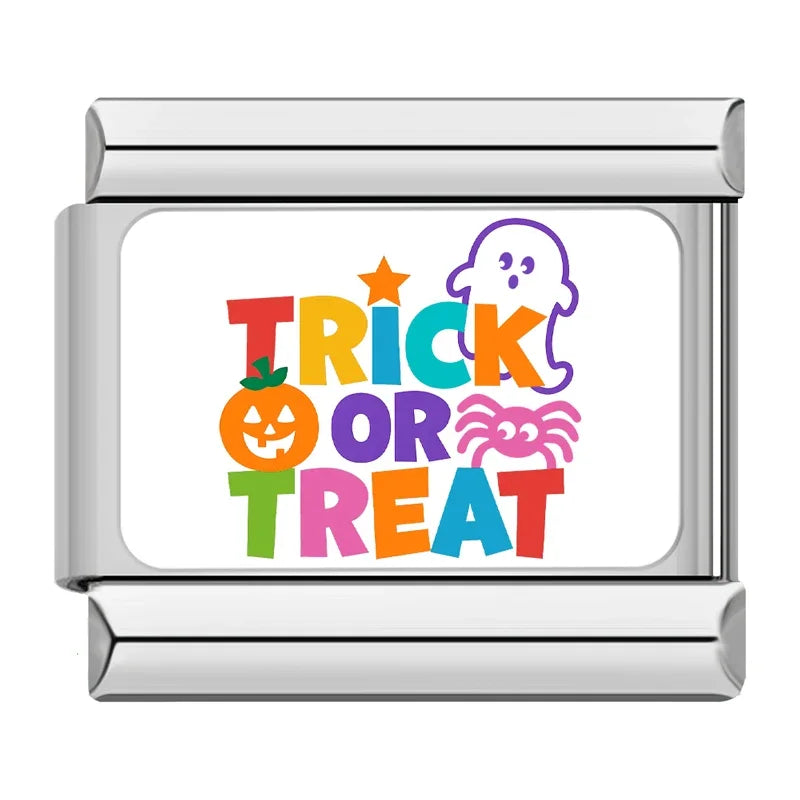 Charm Italiano Plano - Colección Halloween Pastel (Cute Spooky)