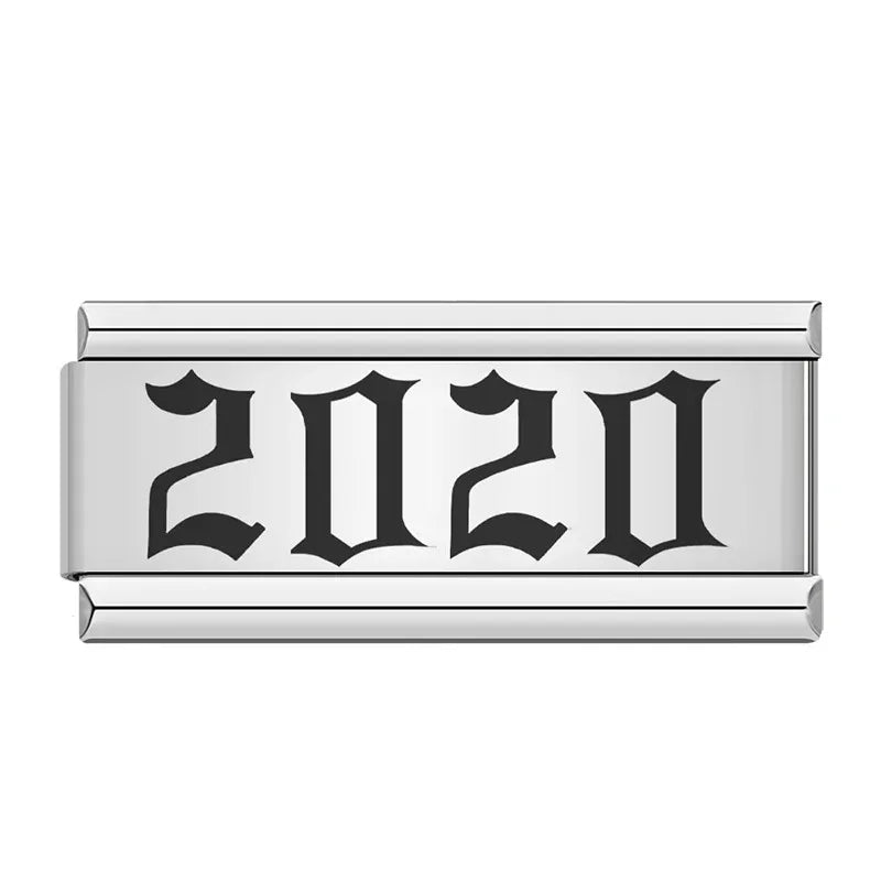 Charm Italiano Plano - Colección Años Memorables (Tu Fecha Especial)