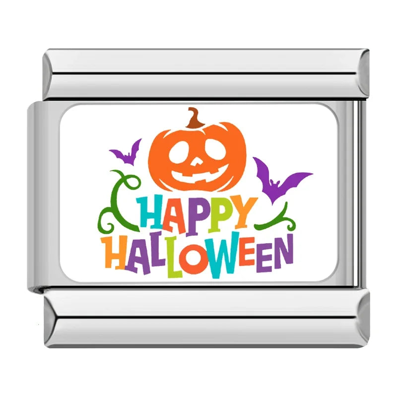 Charm Italiano Plano - Colección Halloween Pastel (Cute Spooky)