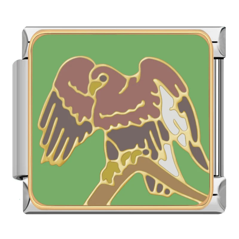 Charm Italiano Plano - Colección Aventura Exótica (Camel, Toucan, Máscaras)