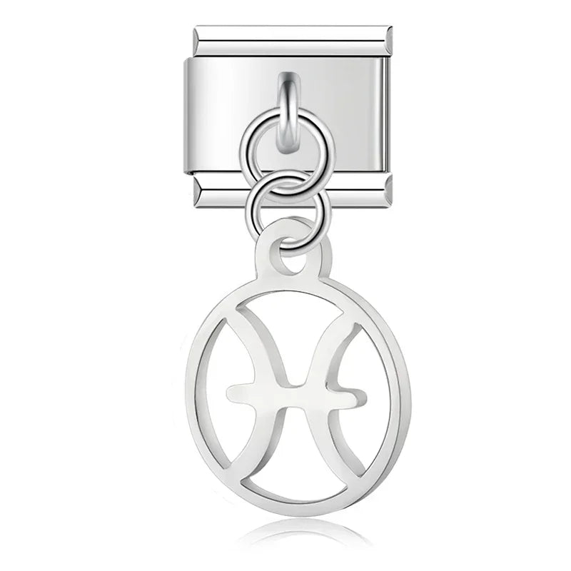 Charm Italiano Colgante - Signos del Zodiaco (Horóscopo)