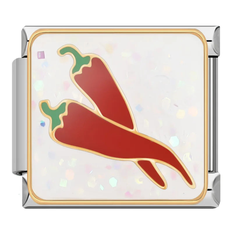 Charm Italiano Plano - Colección Fiesta Mexicana (Margarita, Chili, Piñata)