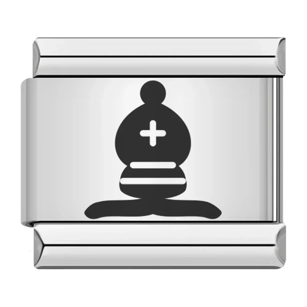 Flat Italian Charm - Chess, Games and Messages Collection (Girl Power)