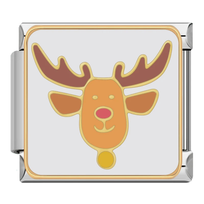 Charm Italiano Plano - Colección Aventura Exótica (Camel, Toucan, Máscaras)