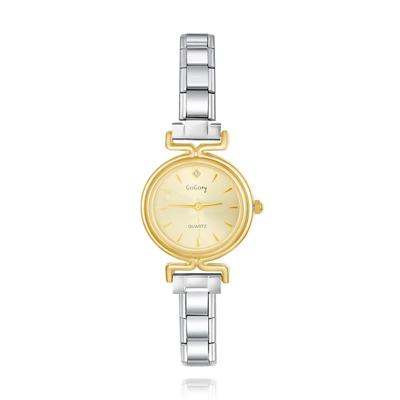 Reloj Base Modular - Bicolor Clásico (Oro y Plata)