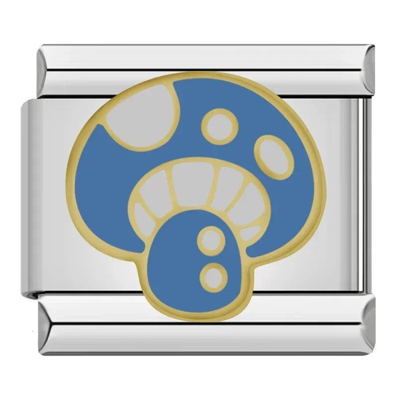 Charm Italiano Plano - Colección Serenidad Azul (Ojo Turco, Relax y Mascotas)