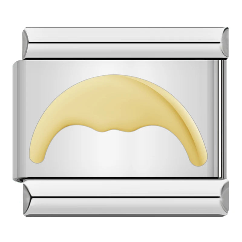 Charm Italiano Plano - Colección Amor Simple (Flores, Corazones y "I Love U")