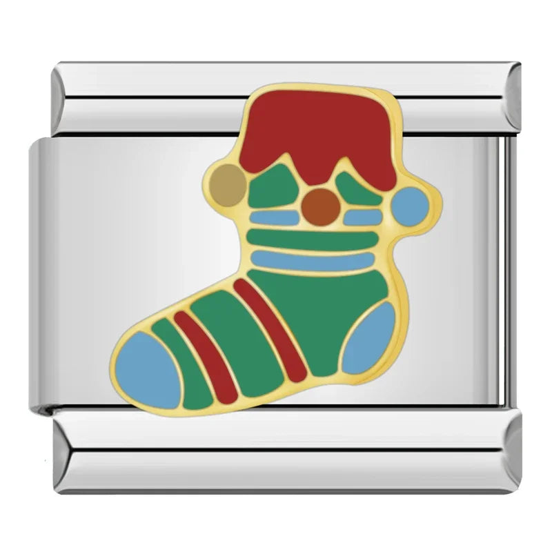 Charm Italiano Plano - Colección Magia Celestial y Holidays (Gato, Fantasma, Navidad)