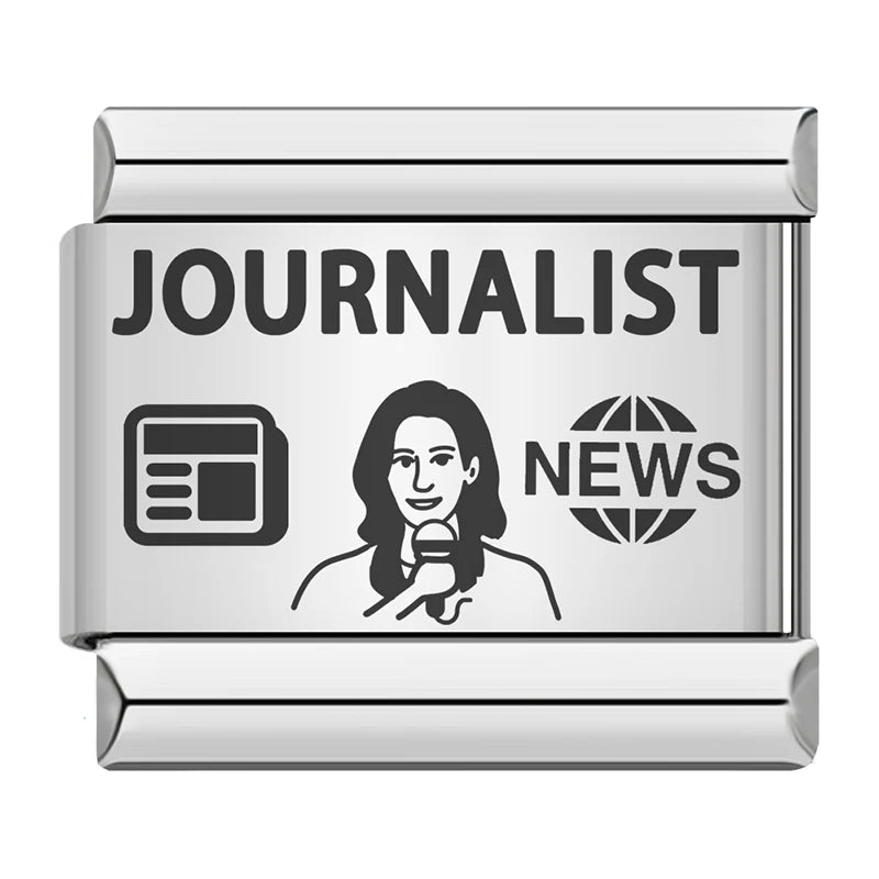 Charm Italiano Plano - Colección Profesiones "Girl Boss" (Enfermera, Influencer, Veterinaria)