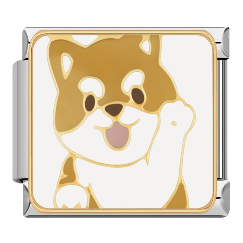 Charm Italiano Plano - Colección Amor Perruno (Retratos de Razas)