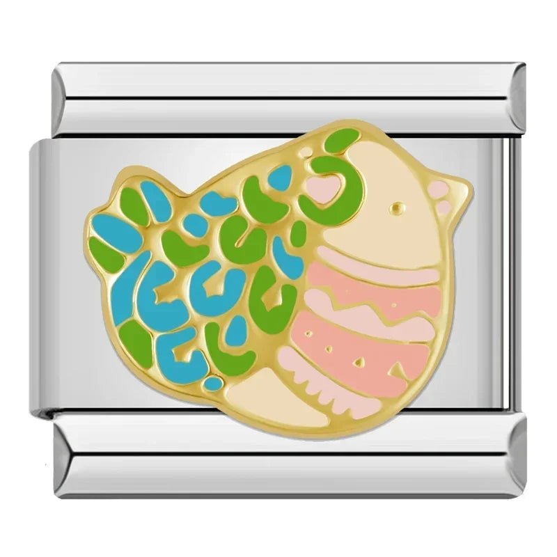 Charm Italiano Plano - Colección Diversión y Actitud (Queen Bee, Margarita, YOLO)