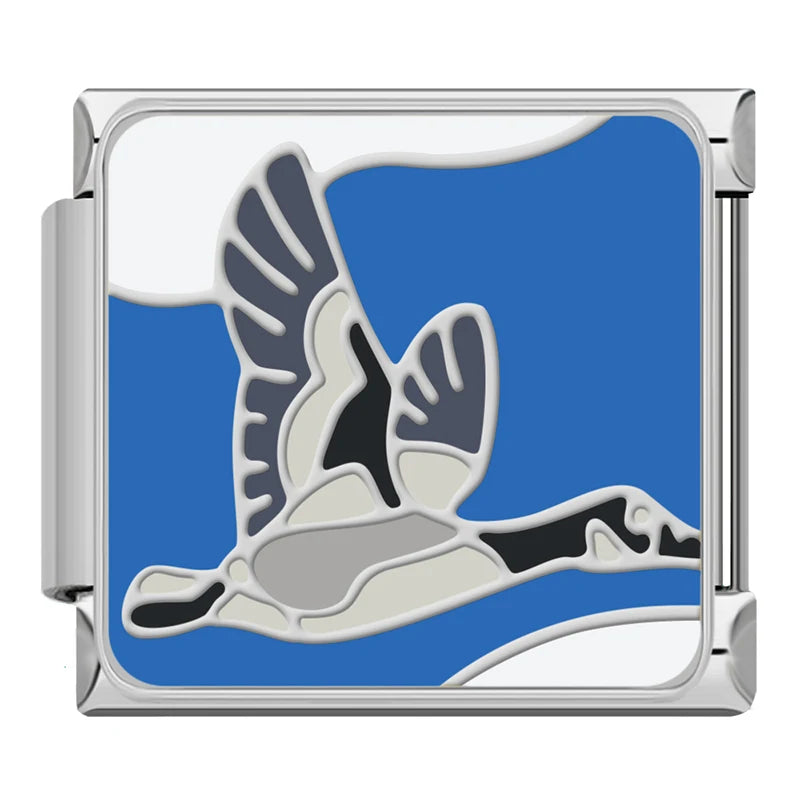 Charm Italiano Plano - Colección Aves y Vuelo (Fauna Aérea)