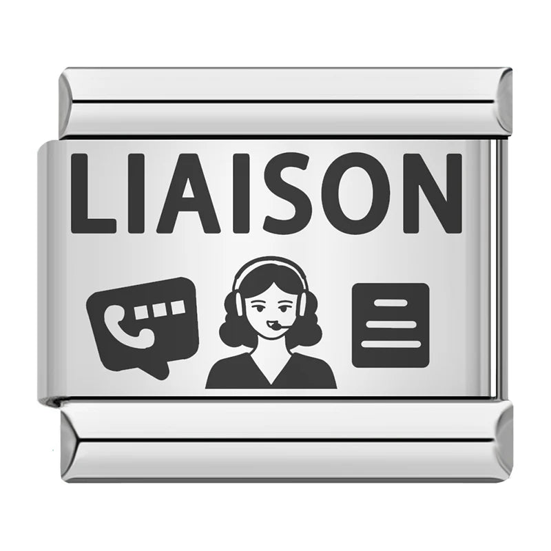 Charm Italiano Plano - Colección Orgullo Profesional (Doctor, Abogado, Profesor)