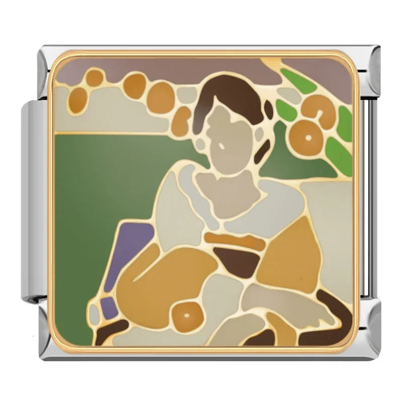 Charm Italiano Plano - Colección Diosas y Serenity (Retratos Femeninos)