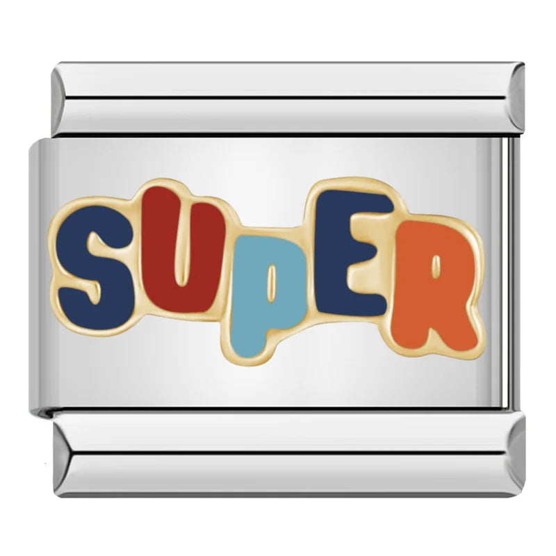 Charm Italiano Plano - Colección Mensajes con Actitud (Graffiti y Pop)