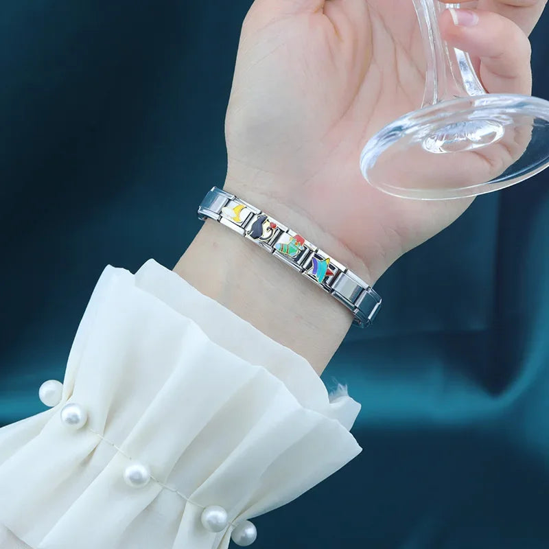 Charm Italiano Plano - Colección Magia Celestial y Holidays (Gato, Fantasma, Navidad)