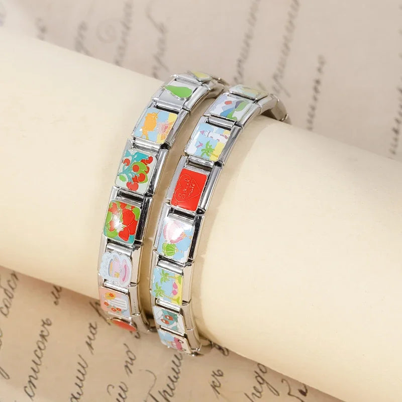 Charm Italiano Plano - Colección Personalidad y Declaraciones (Edgy & Frutal)