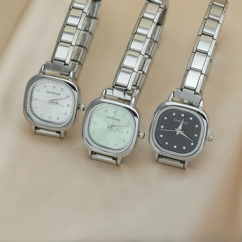 Reloj Base Modular - Diseño Cushion con Esfera de Zirconia (Elegancia)