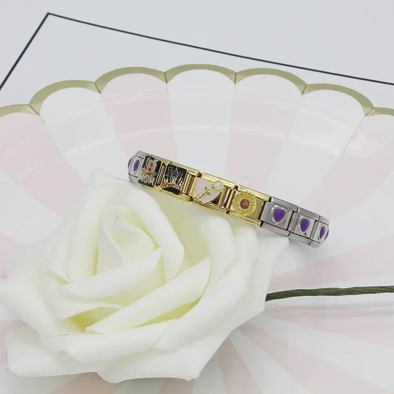 Charm Italiano Plano - Colección Pasiones y Recuerdos (Mamá, Retro, Viajes)