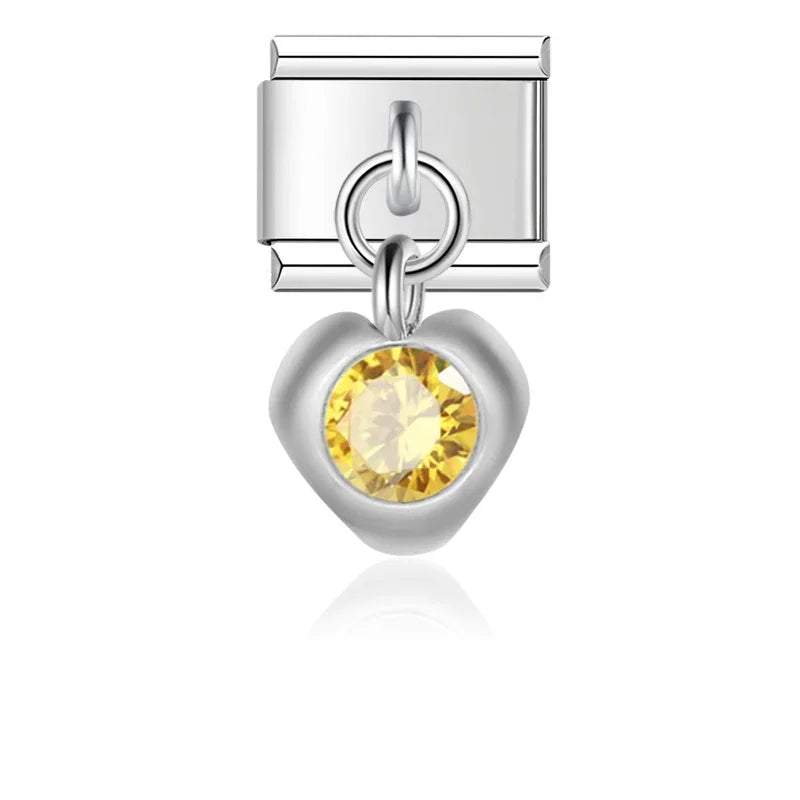 Charm Italiano Joya - Piedras de Nacimiento y Estilo Vintage (Gemstones)