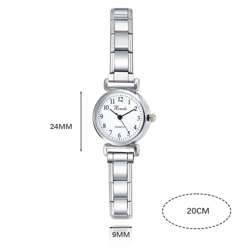 Reloj Base Modular - Edición Silver Clásico (Esfera Negra o Blanca)