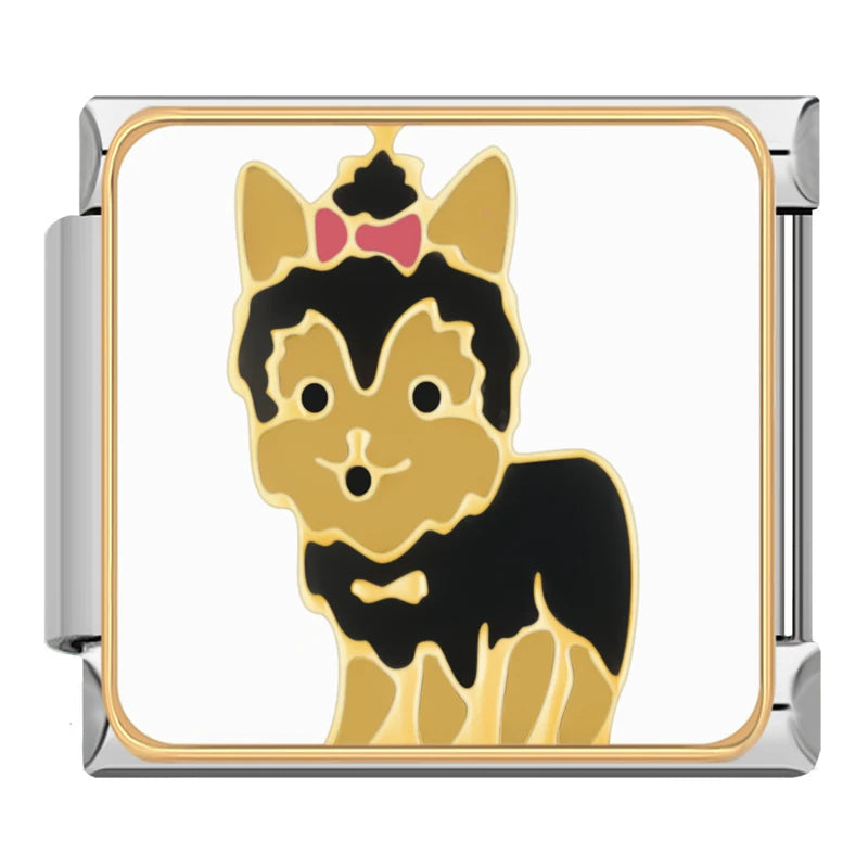 Charm Italiano Plano - Colección Amor Perruno (Retratos de Razas)