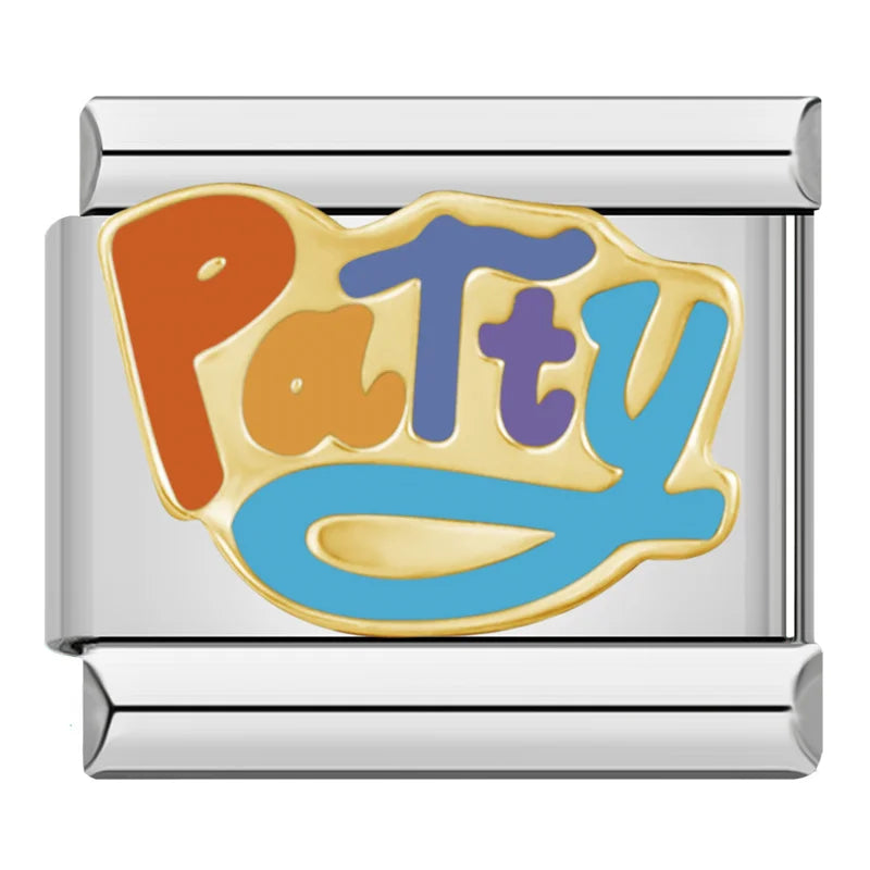 Charm Italiano Plano - Colección Mensajes con Actitud (Graffiti y Pop)