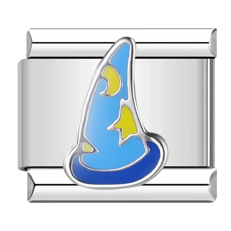 Charm Italiano Plano - Colección Serenidad Azul (Ojo Turco, Relax y Mascotas)