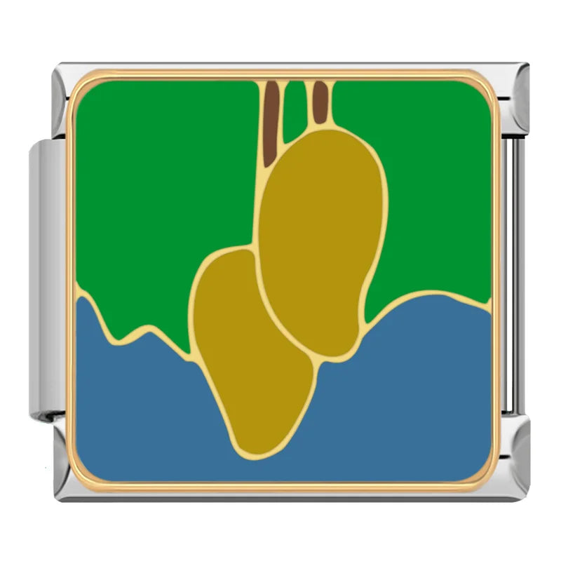 Charm Italiano Plano - Colección Jardín y Cosecha (Frutas, Flores y Plantas)